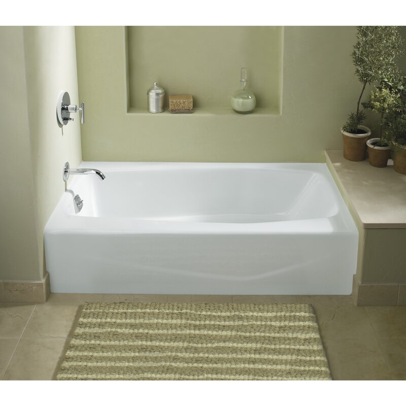 K7160 Kohler Villager 60" x 30" Alcove Soaking Bathtub & Reviews